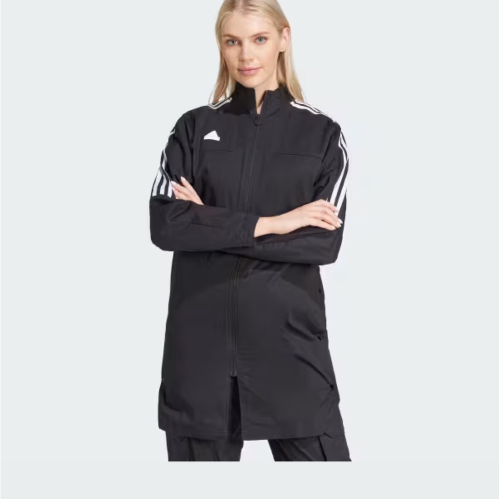 ADIDAS TIRO 3-STRIPES SNAP-BUTTON WOVEN COAT
